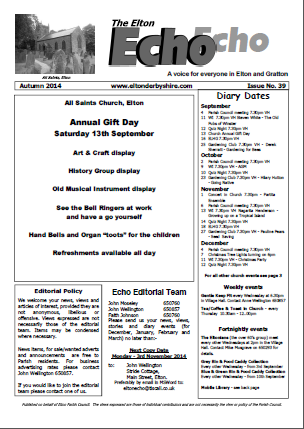 Elton Echo Issue 39 (Autumn 2014)