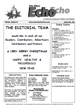 Elton Echo - Issue 48 (Winter 2016)