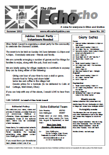 Elton Echo Issue 30 (Summer 2012)