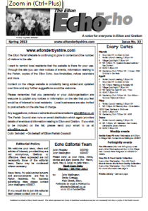 Elton Echo - Issue 33 (Spring 2013)