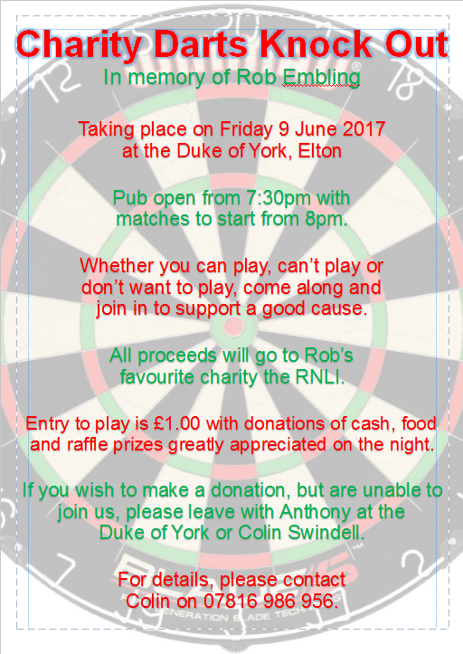Charity Darts Knockout