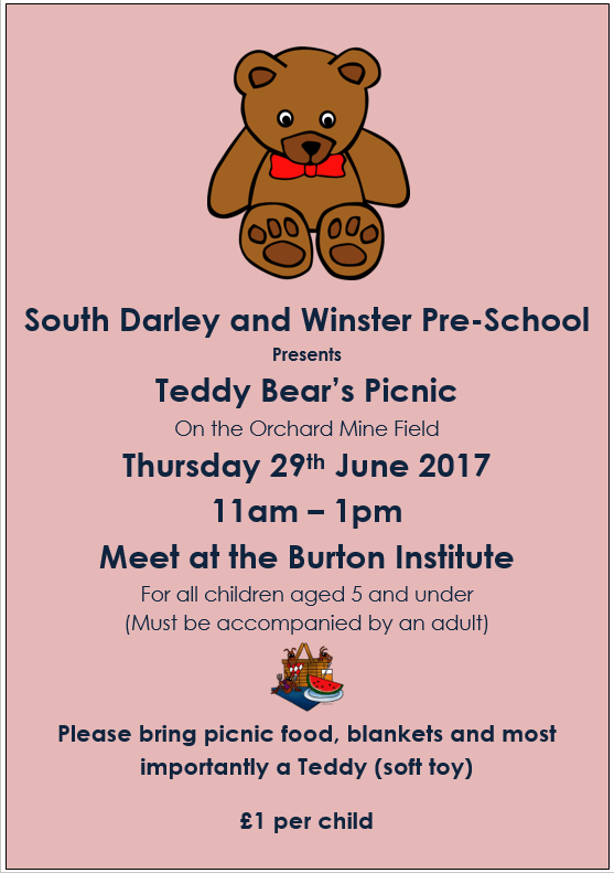 Teddy Bear's Picnic - Thursday 29 June 2017