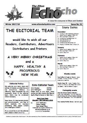 Elton Echo Issue 52 (Winter 2017)