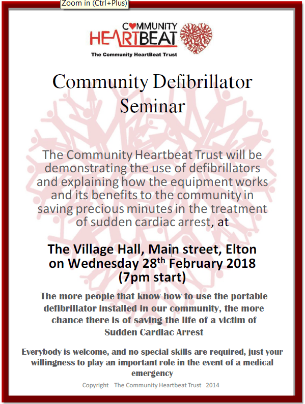 Defibrillator Community Training