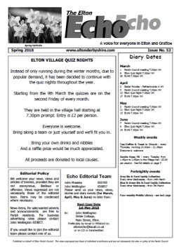 Elton Echo Issue 53 (Spring 2018)