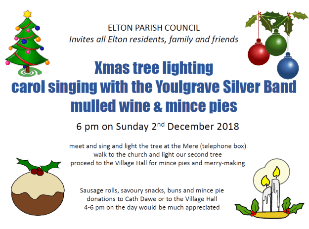 Elton Christmas Tree Light Up - 2018