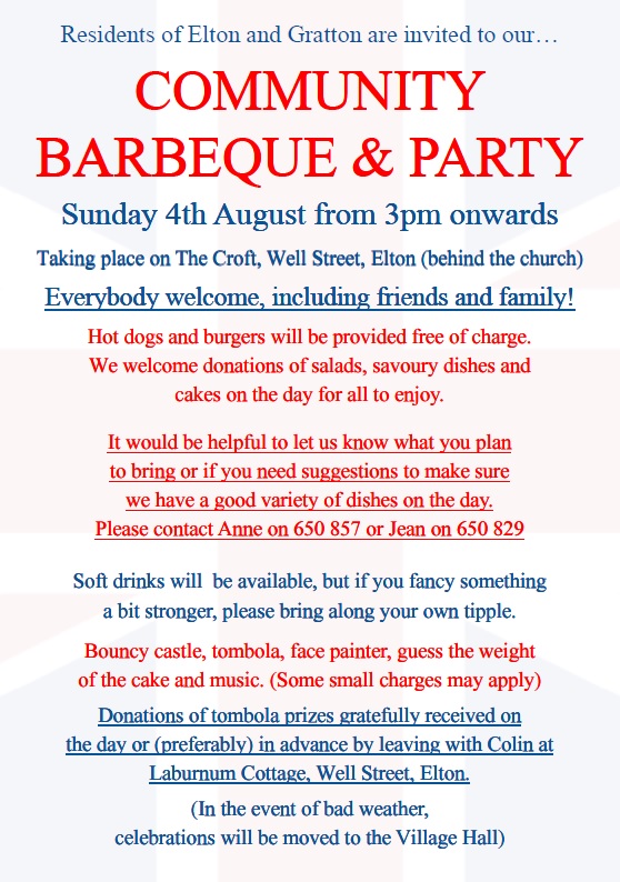Elton Community Barbeque and Party 2019