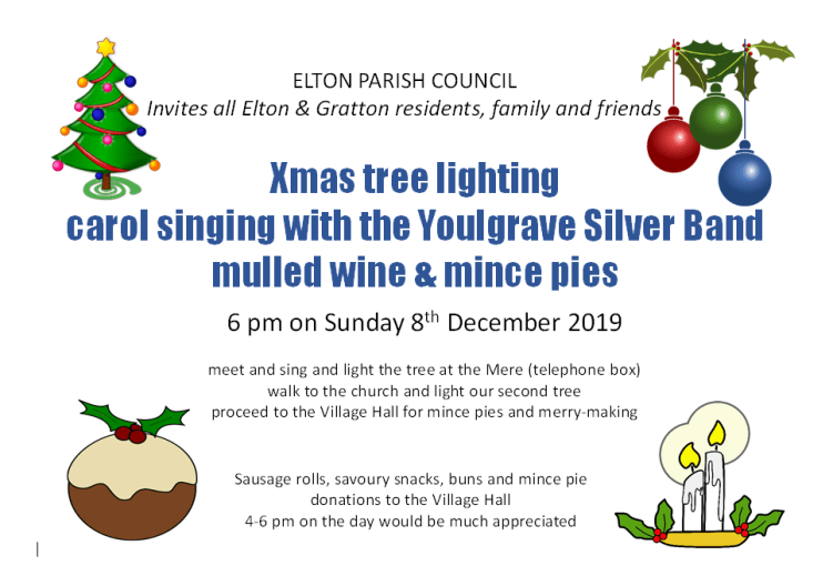 Lighting of the Elton Christmas Trees