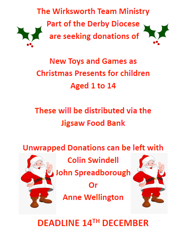 Jigsaw Food Bank Christmas Toy Appeal 2020