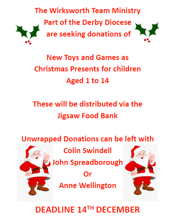 Jigsaw Food Bank Christmas Toy Appeal 2020